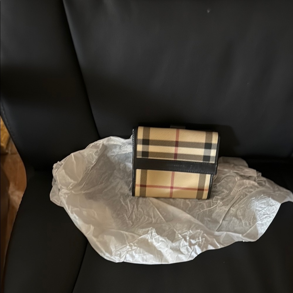 Burberry Black Leather Wallet
